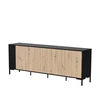 Cama Meble Komoda - Cama Merci 200 X 40 X 74 Cm, Juoda/Artisano Ąžuolas