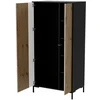 Cama Meble Spinta - Cama Merci 90 x 55 x 184 cm Juoda/Ąžuolo Artisan