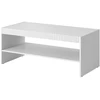Cama Meble Kavos Staliukas - PAFOS 120x60 cm Baltas Matinis