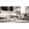 Cama Meble PALAZZO BIS table/latrine 110x60x40 baltas matte
