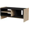 Cama Meble Lovos baldai Lova PORTO suolas/stalas 100x50x46 ąžuolas/juodas