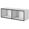 Cama Meble Saugojimo Spinta - Roco RO2 112/37/37 Balta/Juoda
