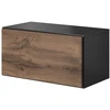 Cama Meble Cama pilna daiktadėžė ROCO RO3 75/37/39 antracitas / ąžuolas