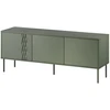 Halmar Cama Meble Cama RTV 3D TRESSE cabinet 150x40x55 matte žalias