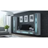 Cama TV staliukas VIGO NEW 30/180/40 (spalva: balta/blizgi pilka)