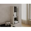 Cama Meble Cama S2 SOHO wall cabinet 60x29x112 cashmere + juodas
