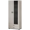 Cama Meble Cama S6 SOHO display cabinet 80x41x192 cashmere + juodas