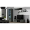 Cama Meble Televizoriaus Stovas - Cama Soho 140 Pilkas/Pilkas Blizgus