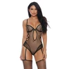 Forplay Caught In The Feels Bodysuit XL with Underwire &amp; Garter Straps