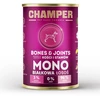 Šunų maistas - CHAMPER kaulai ir sąnariai lašišos drėgnas maistas 400g