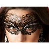 Chilirose CR 3706 Decorative Juodas Brass Mask with Crystals O/S