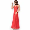 Chilirose Babydolls Chilirose CR 3883 Elegant Long Raudona Babydoll L/XL - Adjustable Lace Design