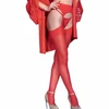 Chilirose Accesories Chilirose CR 4312 Raudona Garter Stockings S/M - Elegant 30 Den Lycra Lingerie