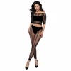 Chilirose Sets Chilirose CR 4647 Seamless Top and Leggings Set Juodas S/M