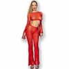 Chilirose Sets Chilirose CR 4648 Seamless Top &amp; Pant Set Raudona S/L - Comfort Fit