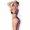 Chilirose Bodies Chilirose CR 4700 Bodysuit &amp; Mask Set Eco-Leather Juodas S/M