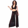 Chilirose Sets Chilirose CR 4857 Juodas Multiway Top &amp; Wide-Leg Pants Set, Size M