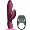 CLIMAXIMUM L'Amour Kit Rabbit Vibrator &amp; LED Ring, Atsparus vandeniui, USB