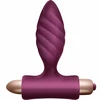Climaximum Oryx Twisted Silicone Plug with 10-Speed Vibration, Juodas
