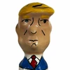 CONDOMERIE Hand-Painted Decorative Condom XL Grumpy Trump Design