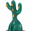 CONDOMERIE Hand-Painted Decorative Latex Model Cactus Motif Žalias