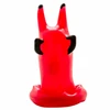 CONDOMERIE Raudona Devil Hand-Painted Decorative Latex Model, Art Edition