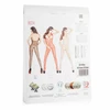 Cottelli Collection Bodystocking Juodas Mesh with Lace Open Top Sides S/M