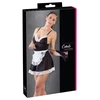 Cottelli Collection Maid Dress XL - Classic Juodas &amp; Baltas, Adjustable Fit