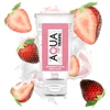 CREAM AQUA Travel Strawberry Kreminis Vanduo-Based Lubricant 50ml Compact Size