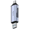 Skaitytuvas kart CUDY UH200 2-In-1 USB 3.0