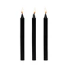 Xr Brands Dark Drippers Fetish Drip Candles Set of 3 - Low Melt, Unscented