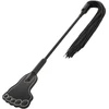 Darkness Sensations Darkness Dual-Function Crop &amp; Whip Juodas - Versatile Control Tool