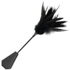 Darkness Sensations Darkness Juodas Feather Dual-Sided Intimate Crop, 48 cm