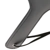 Darkness Sensations Darkness Juodas Impact Paddle - Sturdy Vegan Leather, Spiked Design