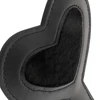 Darkness Sensations Darkness Juodas Velor Paddle with Studs 19x15cm - Premium Edition