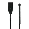 Darkness Sensations Darkness Leather Crop 45 cm - Precision Control Juodas Riding Whip