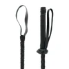 Darkness Sensations Darkness Leather Riding Crop 60cm - Precision Impact Tool, Juodas