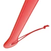 Darkness Sensations Darkness Raudona Fetish Paddle 48cm - Durable PU Leather, Studded, Juodas/Raudona