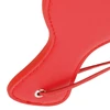 Darkness Sensations Darkness Raudona Rounded Paddle - High-Quality PU Leather Impact Tool 32cm