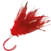 Darkness Sensations Darkness Raudona Sensory Feather Wand 20cm - Soft Touch, Ergonomic Handle