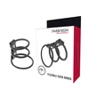 Darkness Bondage Darkness Set of 3 Flexible Rings - Adjustable TPR Intimate Support