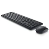 Dell | Keyboard and Mouse | KM3322W | Klaviatūros ir pelės rinkinys | Wireless | Batteries included | LT | Juodas | Belaidė jungtis