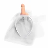 Diablo Picante Baltas Bridal Veil with Fun Motif - Bachelorette Priedas