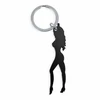 DIABLO PICANTE Metal Keyring Juodas - Silhouette Design with Bottle Opener