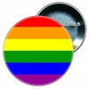 Diablo Picante Pride Rainbow Flag Pin 6x6 cm - Colorful Emblem Priedas