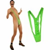 Diablo Picante Žalias Men’s Trikini - Themed Party Costume, One Size