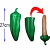 Diablo Picante Žalias Pepper Fun Party Vegetable - Novelty Gag Gift