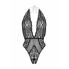 Ayisigi Dina Lace Bodysuit by Body - Halter Neck, Elegant Mesh &amp; Bow Detail L/XL