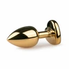 Diogol Aliuminio Heart Jewel Plug Small Sidabrinis Temperature Play