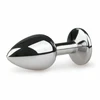Diogol Metal Plug Sidabrinis with Clear Crystal S - Compact Aliuminio Model